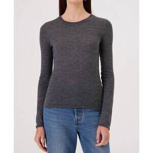 NEW GOLDIE LEWINTER margot sweater in charcoal heather